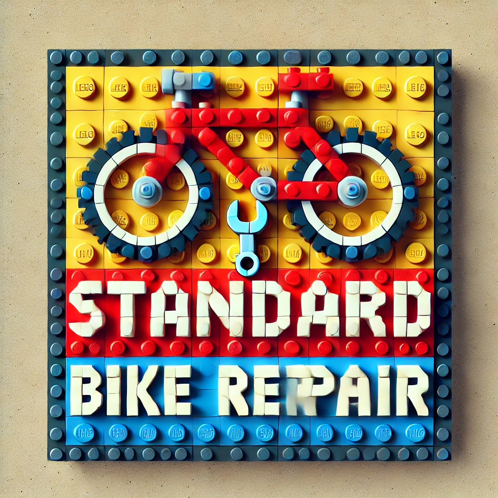 Standard Bike Repair LEGO logo